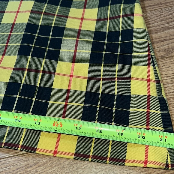 Miss Pat long sleeve, knee length Vintage Plaid yellow dress! - Picture 13 of 15